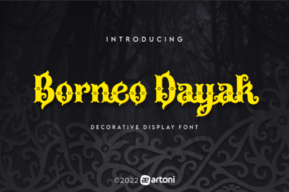 Borneo Dayak Font for Modern Web Design