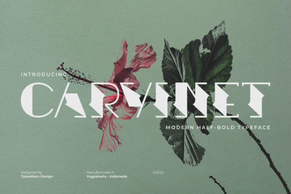 Carvinet: A Quirky Display Font for Handmade Creations