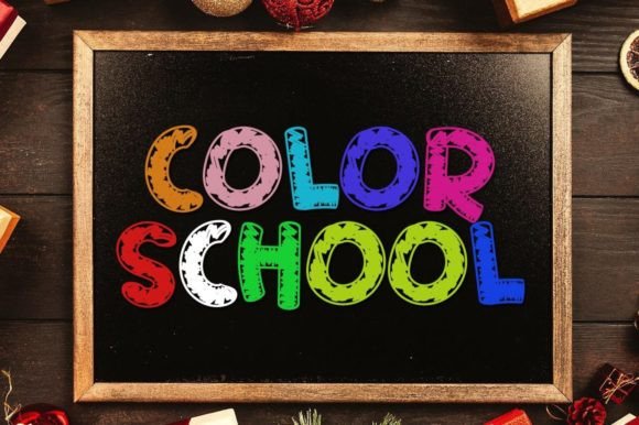 Color School: A Playful Font for Polished Branding