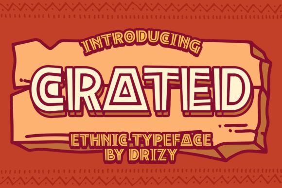 Crated Font for Web Design Projects