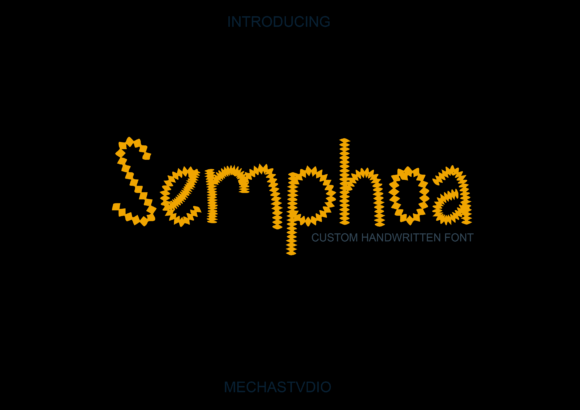 Discovering Semphoa: A Playful Display Font for Branding Projects