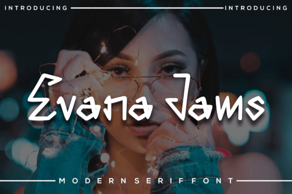 Evana Jams: A Trendy Display Font for Modern Web Projects