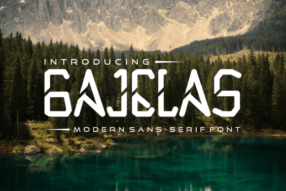 Gajelas Display Font Review