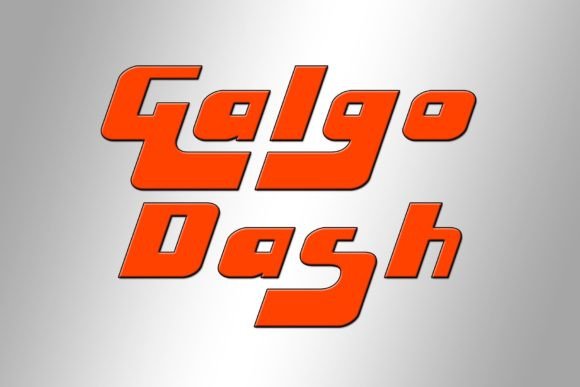 Galgo Dash: A Joyful Display Font for Handmade Creations