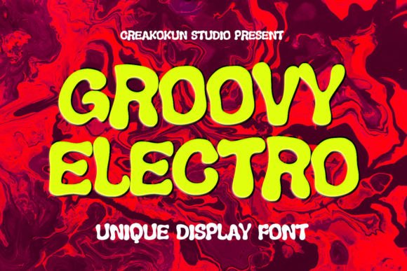 Groovy Electro: A Retro Font for Bold Campaigns