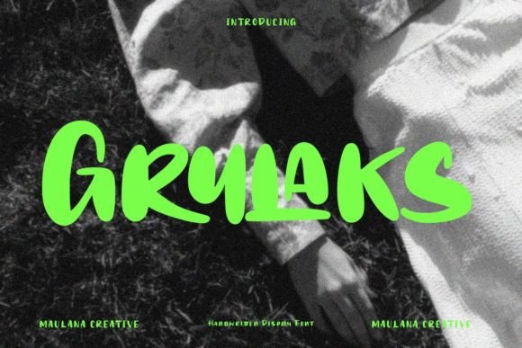 Grulaks: A Bold Display Font for Web Design