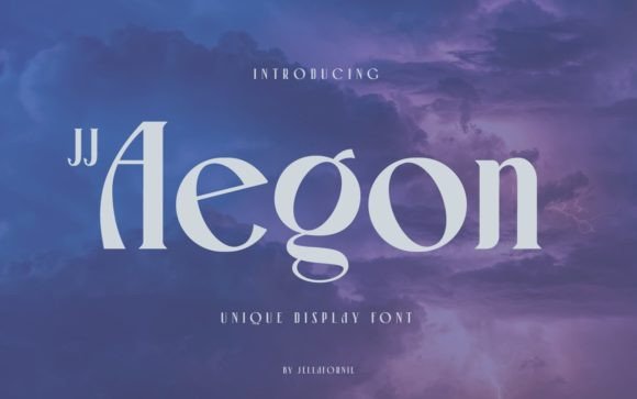Jj Aegon Display Font for Web Design