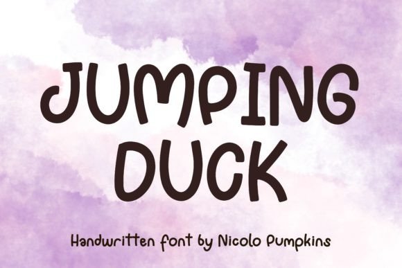Jumping Duck: A Playful Font for Bold Campaigns