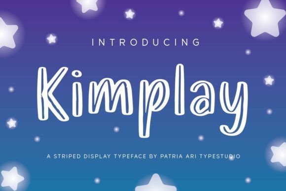 Kimplay: A Versatile Display Font for Editorial Design