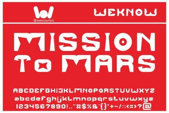 Mission to Mars Font for Modern Web Design