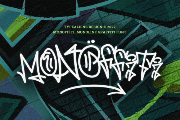 Monoffiti: A Bold Display Font for Web Design