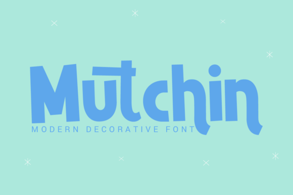 Mutchin: A Bold Display Font for Editorial Design