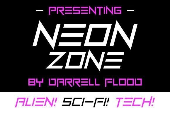 Neon Zone: A Futuristic Font for Digital Branding