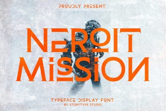 Neroit Mission: A Modern Display Font for Bold Branding