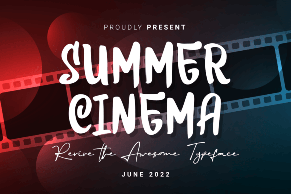 Summer Cinema Font for Eye-Catching Design