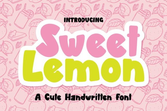 Sweet Lemon Font for Web Design
