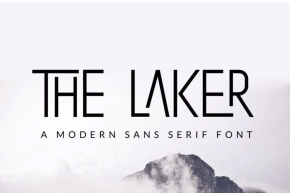 The Laker: A Premium Display Font for Stronger Brand Identity
