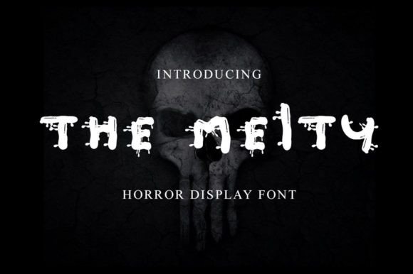 The Melty: A Spooky Display Font for Bold Branding