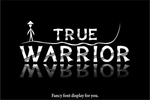 True Warrior: A Display Font with Editorial Charm