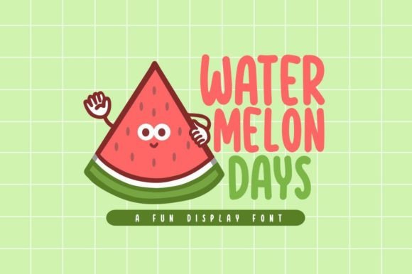 Watermelon Days Font for Business Branding